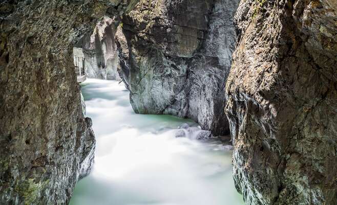 Die Breitachklamm in Oberstdorf mit der Familie erkunden.