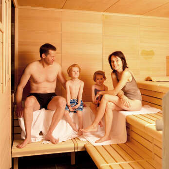 Familien-Sauna im Rosenhof.