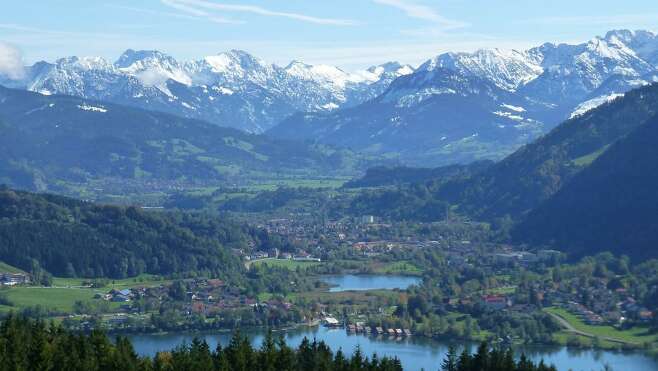 Der große Alpsee ist der größte Natursee im Allgäu.