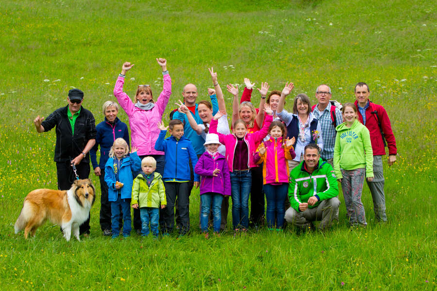 Urlaub mit der Großfamilie im Kleinwalsertal.