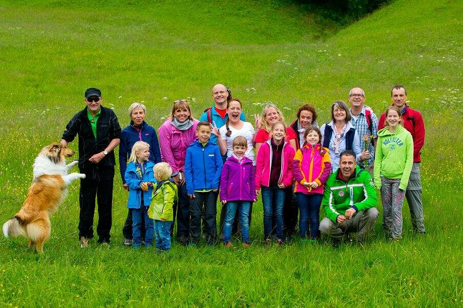 Großfamilien genießen den Urlaub im Rosenhof.