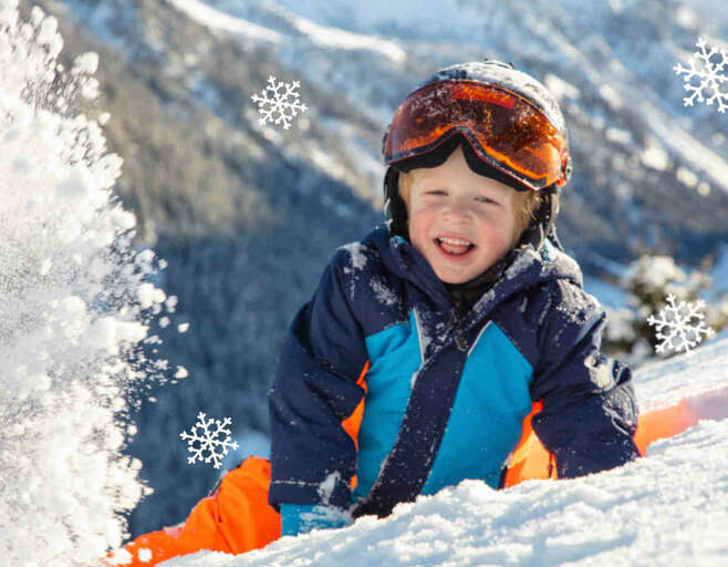 Schneespaß für Kinder im Kleinwalsertal