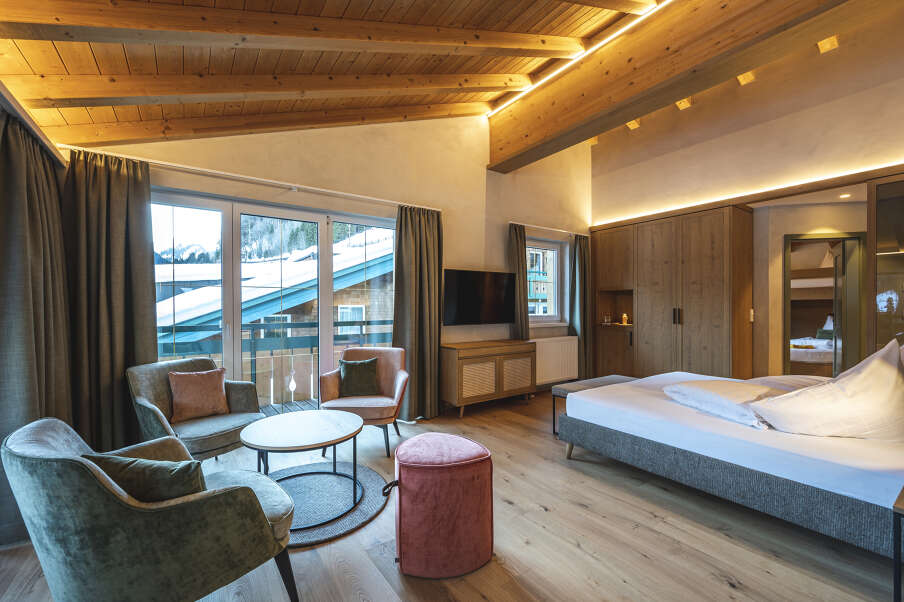 Familienzimmer Hotel Kleinwalsertaler Rosenhof