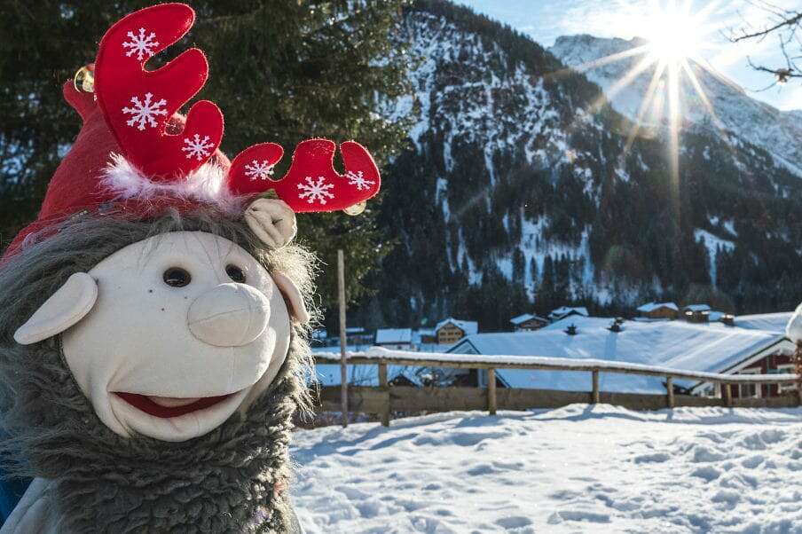 Zwärg Bartli genießt die Sonne.