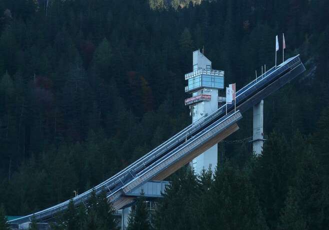 Skisprungschanze in Oberstdorf