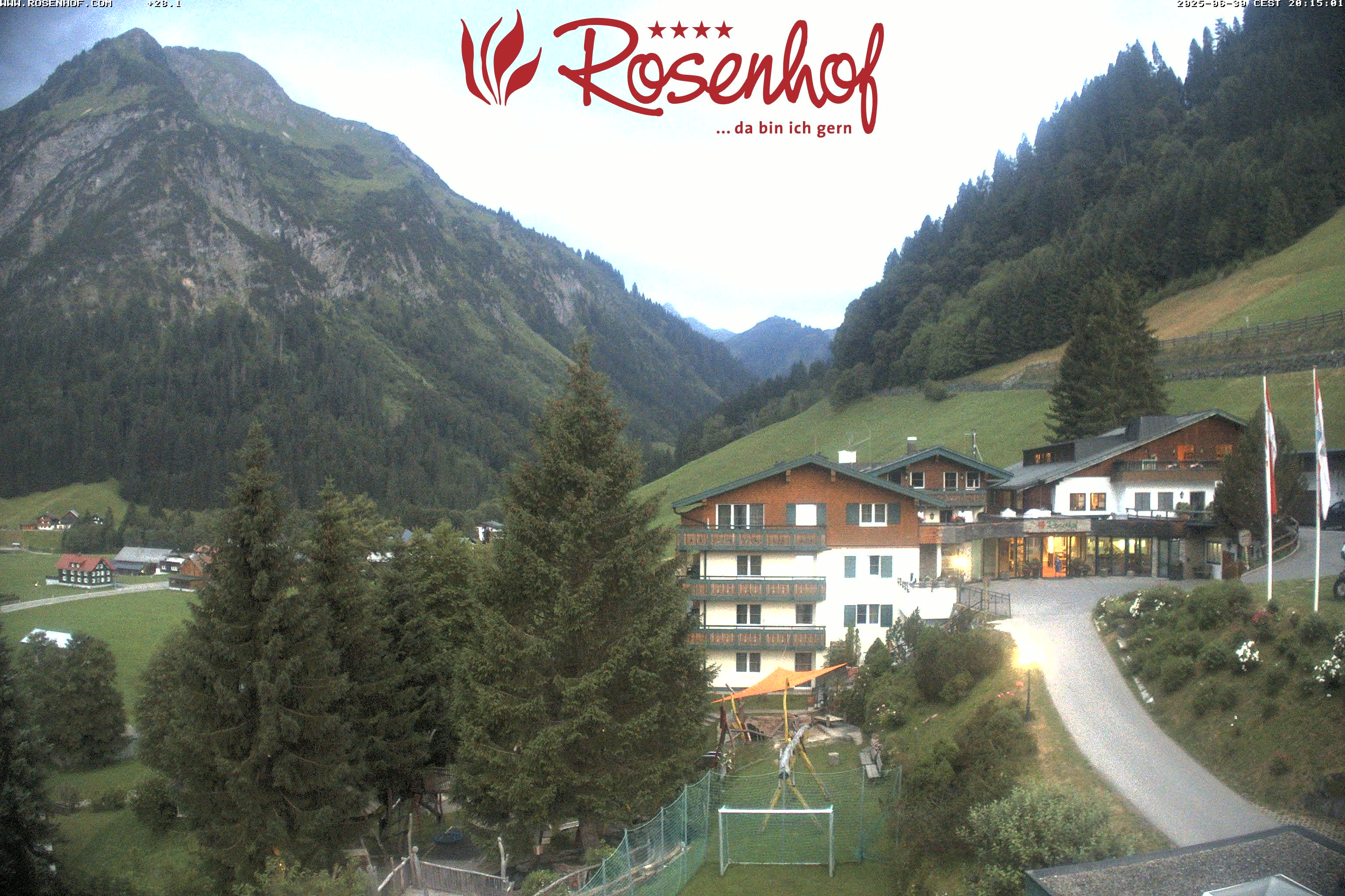 webcam.bild: Der Kleinwalsertaler Rosenhof