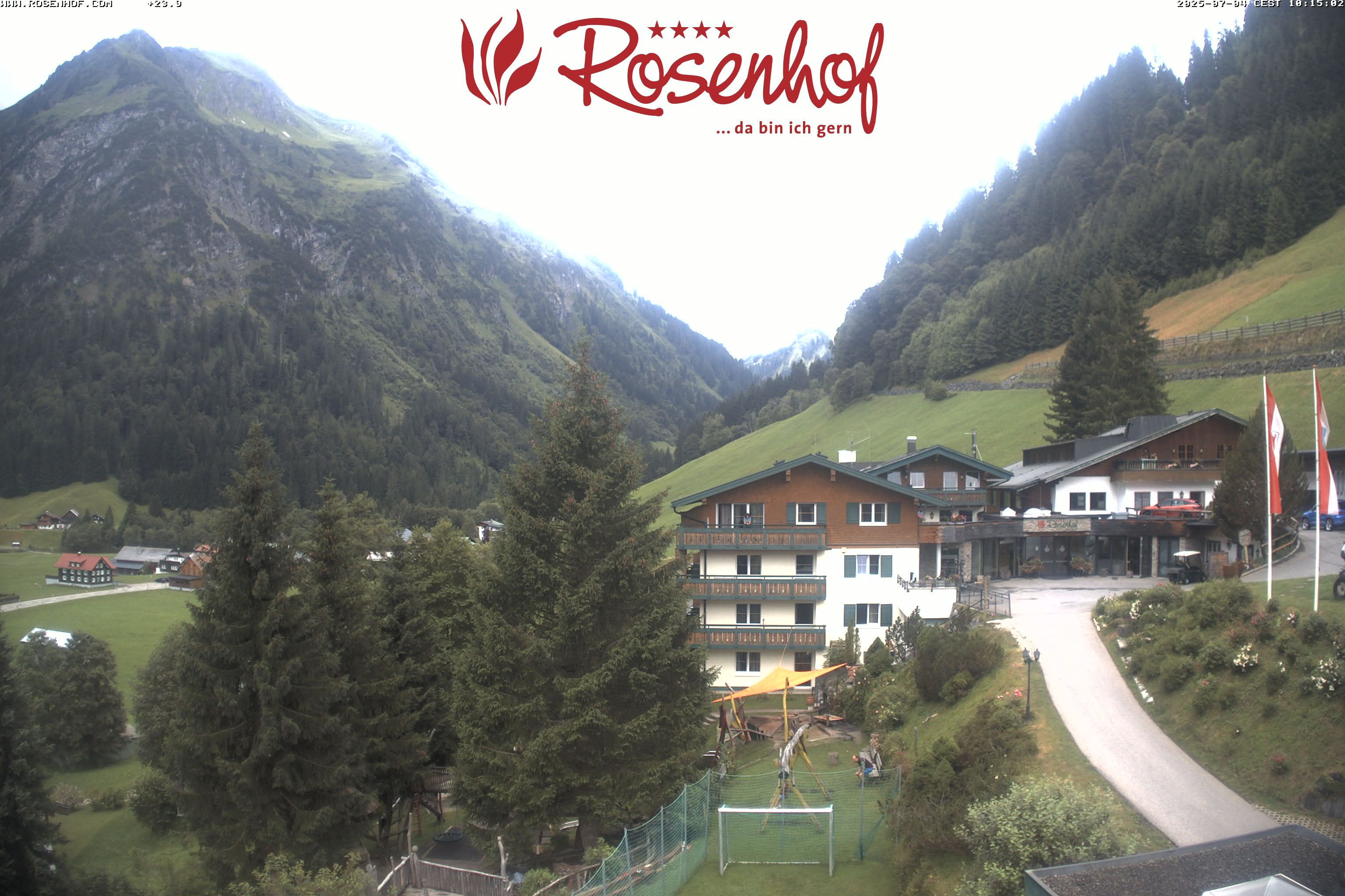 webcam.bild: Der Kleinwalsertaler Rosenhof